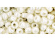 TOHO Glass Seed Bead, Size 6, Opaque-Lustered Navajo White (Tube)