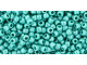 TOHO Glass Seed Bead, Size 6, Opaque-Lustered Turquoise (Tube)