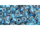 The uniform size and shape of Toho seed beads make them an excellent choice for beadwork and consistently-sized spacers.Toho seed beads are usually colorfast; however, galvanized and silver-lined  beads may fade over time. Protect them from bleach, excessive friction and direct sunlight to keep them looking like new. Seed Bead Facts What are seed beads? Popular, tiny glass beads commonly used for weaving and embellishment.How are they made? Glass is pulled or drawn using a hollow tube, and then   the glass is cut in small pieces. They are sometimes reheated to round   the ends.What's that funny little zero? That zero refers to   the number of aughts, which is a unit used to indicate the size of   small beads. The scale is inverted, so larger numbers of aughts   correspond to smaller beads (i.e. the bigger the number, the smaller   the bead). Size 11 would be 00000000000, but since that takes up too much   room, it is abbreviated to 110.  See Related Products links (below) for similar items and additional jewelry-making supplies that are often used with this item. 