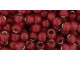 TOHO Glass Seed Bead, Size 6, Silver-Lined Milky Pomegranate (Tube)