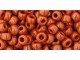 TOHO Glass Seed Bead, Size 6, Opaque Terra Cotta (Tube)