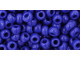 TOHO Glass Seed Bead, Size 6, Opaque Navy Blue (Tube)
