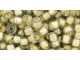 TOHO Glass Seed Bead, Size 6, Inside-Color Black Diamond/Orange Creme-Lined (Tube)