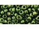 TOHO Glass Seed Bead, Size 6, Gold-Lustered Fern (Tube)