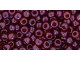 TOHO Glass Seed Bead, Size 6, Gold-Lustered Raspberry (Tube)