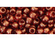 TOHO Glass Seed Bead, Size 6, Gold-Lustered African Sunset (Tube)