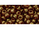 The uniform size and shape of Toho seed beads make them an excellent choice for beadwork and consistently-sized spacers.Toho seed beads are usually colorfast; however, galvanized and silver-lined  beads may fade over time. Protect them from bleach, excessive friction and direct sunlight to keep them looking like new. Seed Bead Facts What are seed beads? Popular, tiny glass beads commonly used for weaving and embellishment.How are they made? Glass is pulled or drawn using a hollow tube, and then   the glass is cut in small pieces. They are sometimes reheated to round   the ends.What's that funny little zero? That zero refers to   the number of aughts, which is a unit used to indicate the size of   small beads. The scale is inverted, so larger numbers of aughts   correspond to smaller beads (i.e. the bigger the number, the smaller   the bead). Size 11 would be 00000000000, but since that takes up too much   room, it is abbreviated to 110.  See Related Products links (below) for similar items and additional jewelry-making supplies that are often used with this item. 