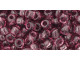 TOHO Glass Seed Bead, Size 6, Transparent Med Amethyst (Tube)