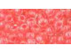 TOHO Glass Seed Bead, Size 6, Luminous Neon Salmon (Tube)