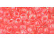 TOHO Glass Seed Bead, Size 6, Luminous Neon Salmon (Tube)