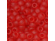 TOHO Glass Seed Bead, Size 6, Transparent-Frosted Siam Ruby (Tube)