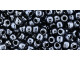 TOHO Glass Seed Bead, Size 6, Metallic Hematite (Tube)