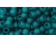 TOHO Glass Seed Bead, Size 6, Transparent-Frosted Teal (Tube)