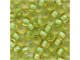 TOHO Glass Seed Bead, Size 6, Inside-Color Jonquil/Mint Julep-Lined (Tube)