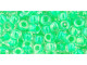 TOHO Glass Seed Bead, Size 6, Luminous Neon Green (Tube)