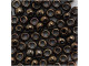TOHO Glass Seed Bead, Size 6, Metallic Iris - Brown (Tube)