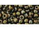 TOHO Glass Seed Bead, Size 6, Metallic Iris - Brown (Tube)