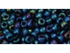 TOHO Glass Seed Bead, Size 6, Metallic Nebula (Tube)