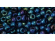 TOHO Glass Seed Bead, Size 6, Metallic Nebula (Tube)