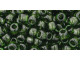 TOHO Glass Seed Bead, Size 6, Transparent Olivine (Tube)