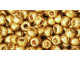 The uniform size and shape of Toho seed beads make them an excellent choice for beadwork and consistently-sized spacers.Toho seed beads are usually colorfast; however, galvanized and silver-lined  beads may fade over time. Protect them from bleach, excessive friction and direct sunlight to keep them looking like new. Seed Bead Facts What are seed beads? Popular, tiny glass beads commonly used for weaving and embellishment.How are they made? Glass is pulled or drawn using a hollow tube, and then   the glass is cut in small pieces. They are sometimes reheated to round   the ends.What's that funny little zero? That zero refers to   the number of aughts, which is a unit used to indicate the size of   small beads. The scale is inverted, so larger numbers of aughts   correspond to smaller beads (i.e. the bigger the number, the smaller   the bead). Size 11 would be 00000000000, but since that takes up too much   room, it is abbreviated to 110.  See Related Products links (below) for similar items and additional jewelry-making supplies that are often used with this item. 