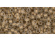 TOHO Glass Seed Bead, Size 6, Gold-Lined Frosted Crystal (Tube)