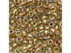 TOHO Glass Seed Bead, Size 6, Gold-Lined Rainbow Lt Jonquil (Tube)