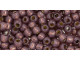 The uniform size and shape of Toho seed beads make them an excellent choice for beadwork and consistently-sized spacers.Toho seed beads are usually colorfast; however, galvanized and silver-lined  beads may fade over time. Protect them from bleach, excessive friction and direct sunlight to keep them looking like new. Seed Bead Facts What are seed beads? Popular, tiny glass beads commonly used for weaving and embellishment.How are they made? Glass is pulled or drawn using a hollow tube, and then   the glass is cut in small pieces. They are sometimes reheated to round   the ends.What's that funny little zero? That zero refers to   the number of aughts, which is a unit used to indicate the size of   small beads. The scale is inverted, so larger numbers of aughts   correspond to smaller beads (i.e. the bigger the number, the smaller   the bead). Size 11 would be 00000000000, but since that takes up too much   room, it is abbreviated to 110.  See Related Products links (below) for similar items and additional jewelry-making supplies that are often used with this item. 