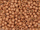 TOHO Glass Seed Bead, Size 6, PermaFinish - Galvanized Matte Rose Gold (Tube)