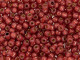 TOHO Glass Seed Bead, Size 6, PermaFinish - Translucent Silver-Lined Pomegranate (Tube)