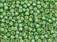 TOHO Glass Seed Bead, Size 6, PermaFinish - Galvanized Sea Foam (Tube)