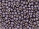 TOHO Glass Seed Bead, Size 6, PermaFinish - Metallic Matte Pink Pewter (Tube)
