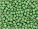 TOHO Glass Seed Bead, Size 6, PermaFinish - Galvanized Matte Seafoam (Tube)