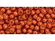 TOHO Glass Seed Bead, Size 6, PermaFinish - Galvanized Saffron (Tube)