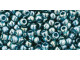 TOHO Glass Seed Bead, Size 8, 3mm, Transparent-Lustered Teal (Tube)