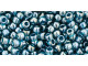 TOHO Glass Seed Bead, Size 8, 3mm, Transparent-Lustered Teal (Tube)