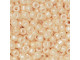 TOHO Glass Seed Bead, Size 8, 3mm, Opaque-Lustered Lt Beige (Tube)