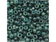 TOHO Glass Seed Bead, Size 8, 3mm, Marbled Opaque Turquoise/Blue (Tube)