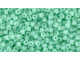 TOHO Glass Seed Bead, Size 8, 3mm, Milky Kiwi (Tube)