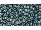 TOHO Glass Seed Bead, Size 8, 3mm, Transparent Gray Luster (Tube)