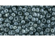 TOHO Glass Seed Bead, Size 8, 3mm, Transparent Gray Luster (Tube)