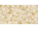 TOHO Glass Seed Bead, Size 8, 3mm, Ceylon Lt Ivory (Tube)