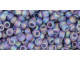 The uniform size and shape of Toho seed beads make them an excellent choice for beadwork and consistently-sized spacers.Toho seed beads are usually colorfast; however, galvanized and silver-lined  beads may fade over time. Protect them from bleach, excessive friction and direct sunlight to keep them looking like new. Seed Bead Facts What are seed beads? Popular, tiny glass beads commonly used for weaving and embellishment.How are they made? Glass is pulled or drawn using a hollow tube, and then   the glass is cut in small pieces. They are sometimes reheated to round   the ends.What's that funny little zero? That zero refers to   the number of aughts, which is a unit used to indicate the size of   small beads. The scale is inverted, so larger numbers of aughts   correspond to smaller beads (i.e. the bigger the number, the smaller   the bead). Size 11 would be 00000000000, but since that takes up too much   room, it is abbreviated to 110.  See Related Products links (below) for similar items and additional jewelry-making supplies that are often used with this item. 