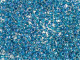 TOHO Glass Seed Bead, Size 8, 3mm, Inside-Color Luster Crystal/Capri Blue-Lined (Tube)