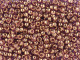 TOHO Glass Seed Bead, Size 8, 3mm, Gold-Lustered Lt Amethyst (Tube)