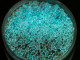 TOHO Glass Seed Bead, Size 8, 3mm, Glow In The Dark - Crystal/Glow Blue (Tube)