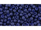 TOHO Glass Seed Bead, Size 8, 3mm, Semi Glazed - Navy Blue (Tube)