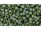 TOHO Glass Seed Bead, Size 8, 3mm, Semi Glazed Rainbow - Clover (Tube)