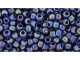 TOHO Glass Seed Bead, Size 8, 3mm, Semi Glazed Rainbow - Navy Blue (Tube)