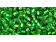 TOHO Glass Seed Bead, Size 8, 3mm, Silver-Lined Peridot (Tube)